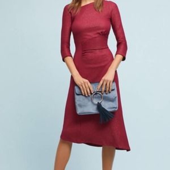 Anthropologie Dresses & Skirts - Akemi + kin anthro Dark red Sparkle dress